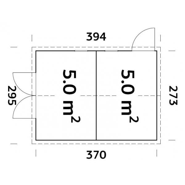 Förråd Dan 10,0 m² Förråd Dan 10,0 m²