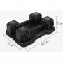 Justerbara hantlar 2 x 6,7 kg | Flera viktnivåer Justerbara hantlar 2 x 6,7 kg | Flera viktnivåer