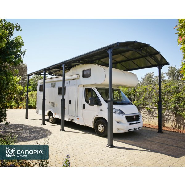 Canopia Alpine Metal Carport Til Autocamper 3,6 x 8,5 - Gr