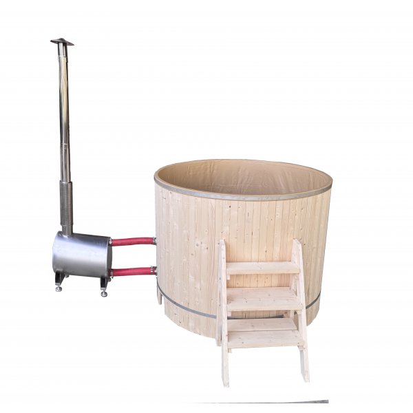 Whirlpool f�r 4-6 Personen mit Feuerheizung - �180 cm