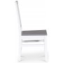 Tr�stol i MDF Vit med Gr� sits - F�r�