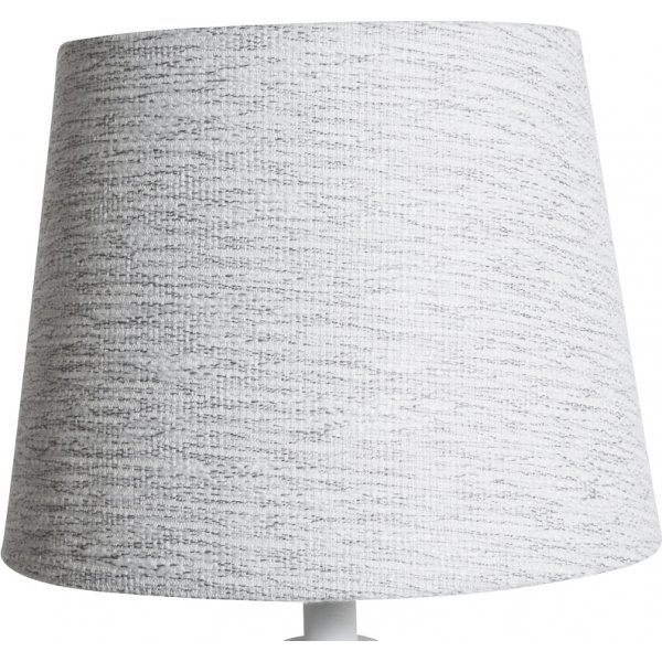 Rund lampsk�rm 22x28x22 cm - Ljust (grovt linne)