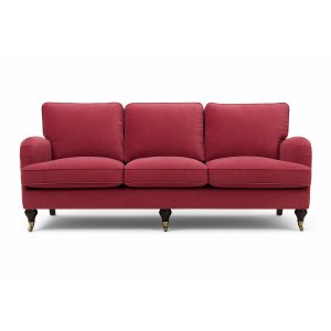 Howard Malaga Sv�ngd 3-sits soffa - M�rkt hallonr�d
