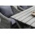 Spisegruppe Scottsdale: Bord 150 cm inkl. 4 Mercury lænestole i grå syntetisk rattan