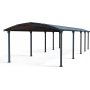 Canopia Arcadia Dubbel Carport i Metall 3,6 x 11 - Gr