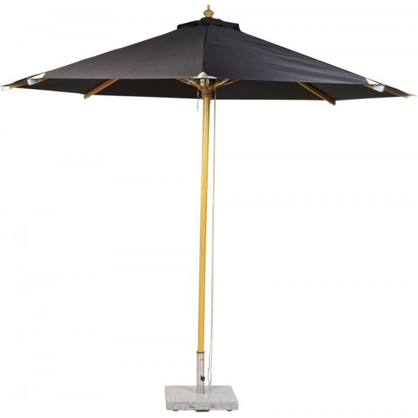 Torvalla parasoll - 3m - Svart/natur