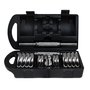 Hantelset - Kromade vikter & hantel - 15 kg