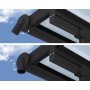Canopia Olympia Altantak i Aluminium 3 x 8,5 - Mrkgr/klarglas