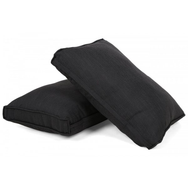 Hjrnesofa Lagos med bord - Mrkegr/gr meleret