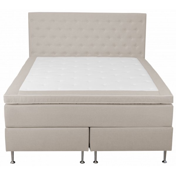 S�ng 160x200 cm beige 5-zoner