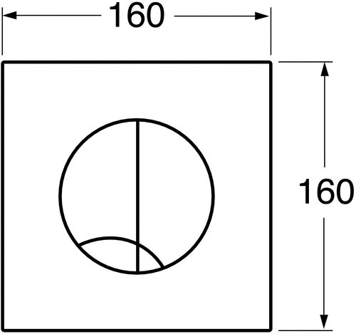 GBG V�ggtrycke Triomont XS duo vit - 7393584