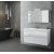 Badrumsmöbler Luxus 100 - Vitt med spegelskåp