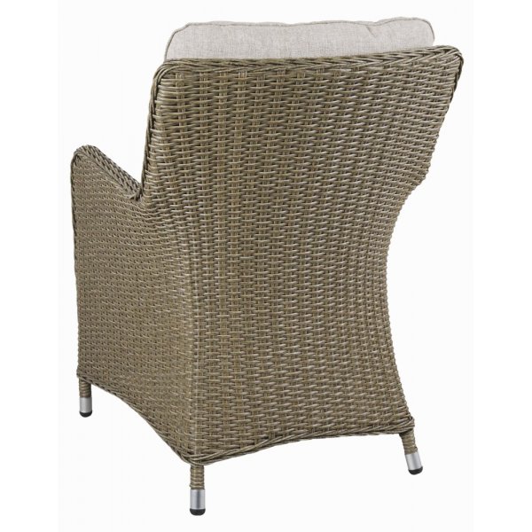 Gartengruppe - Florida | Ø150 cm - Naturfarbenes Rattan + Reinigungsspray für Gartenmöbel Gartengruppe - Florida | Ø150 cm - Naturfarbenes Rattan + Reinigungsspray für Gartenmöbel