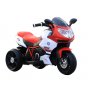 Elmotorcykel fr barn - FB-6187 Vit/Rd