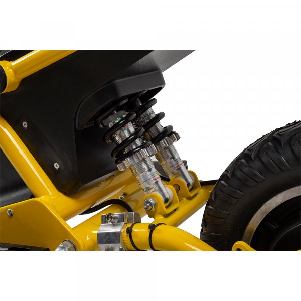 Elscooter HP-I54 - Gul/svart 500W Elscooter HP-I54 - Gul/svart 500W