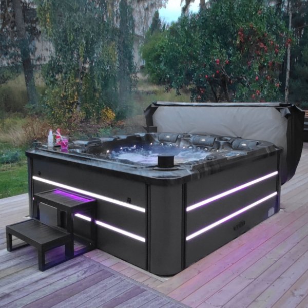 Spabad Vivid Dreams WiFi - 5-6 personer - Sort udgave Spabad Vivid Dreams WiFi - 5-6 personer - Sort udgave