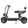 Elscooter - Svart 800W + Reflexsele