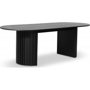 Bordsskiva PiPi oval 230x95 cm - svartbetsad Bordsskiva PiPi oval 230x95 cm - svartbetsad
