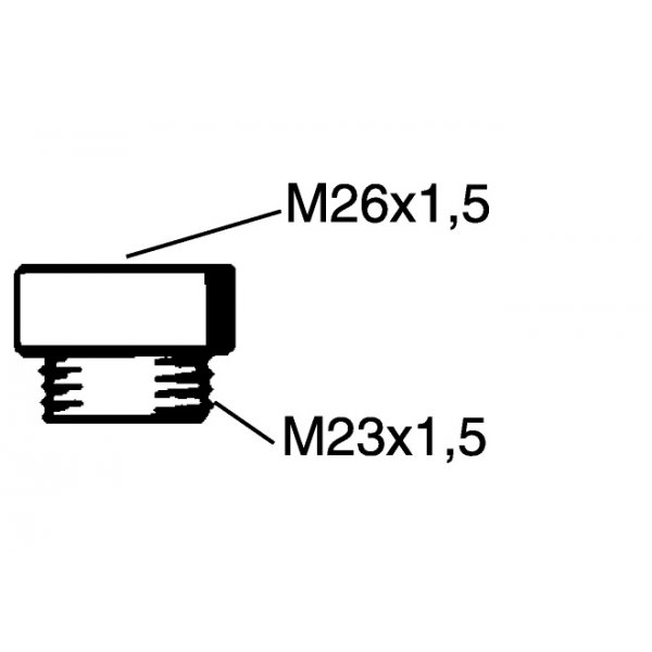 FM Mattsson vergngsnippel Krom - 2986-2301