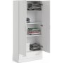 Space garderob vit 80 cm bred med 170,5 cm h�g