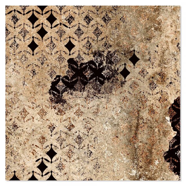 Klinker Indy Brons-Svart Matt 20x20 cm