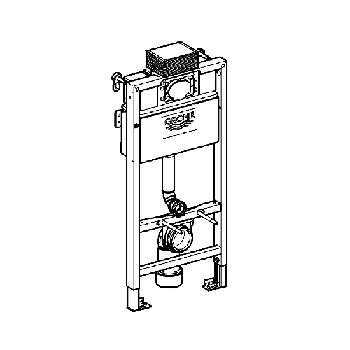 Grohe Rapid SL f�r v�ggmonterad WC - stol Rapid SL 38622