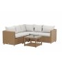 Loungegruppe Natur / Hvide hynder 200x200 - Vamos