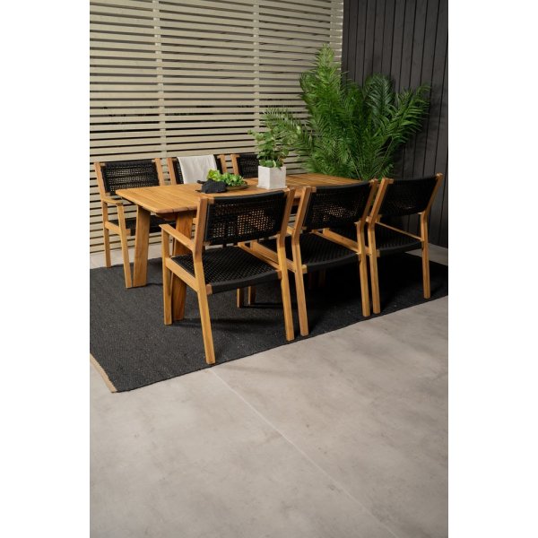 Malmby Matgrupp (180x90) - Natur - 6 Stolar Malmby Matgrupp (180x90) - Natur - 6 Stolar