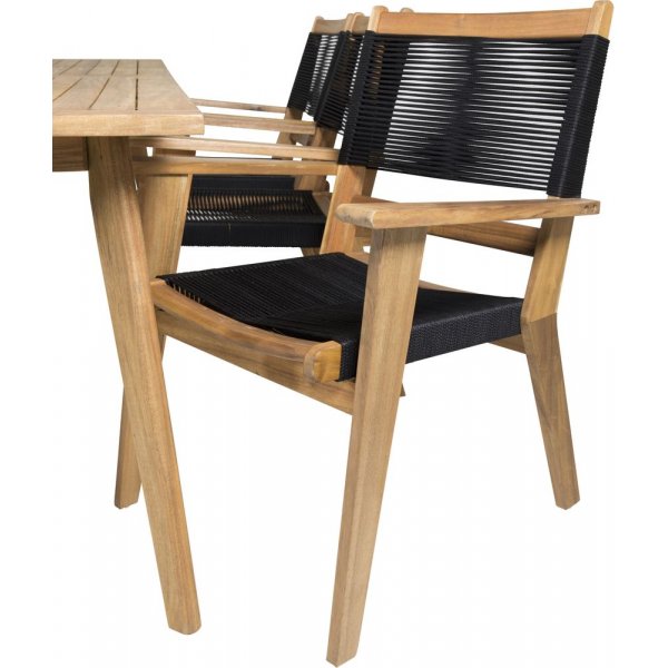 Charlottenberg Matgrupp (220x100) - Natur - 6 Stolar