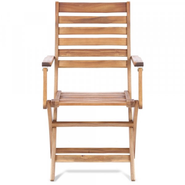 Matgrupp Acacia rund 100 cm, inkl. 4 stolar