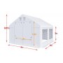 Festtelt i PVC - 3 x 4 m