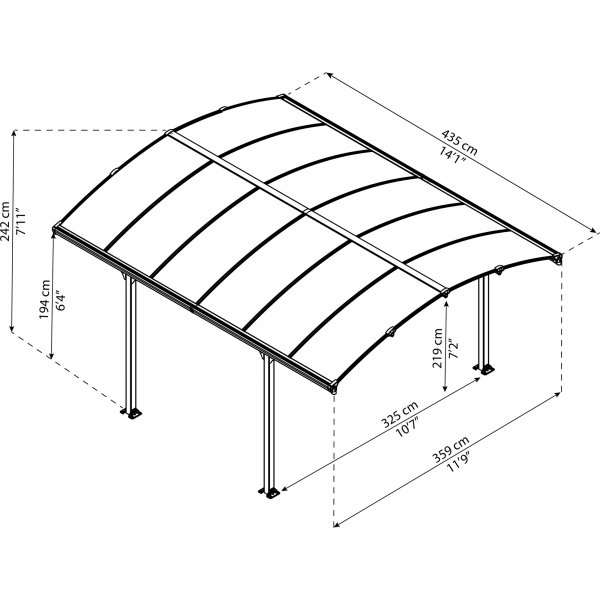 Canopia Tucson Hardtop Paviljon