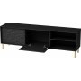 Bullet TV-b�nk - Svart/guld