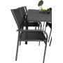 Holma Matgrupp (160x100) - Svart - 8 Stolar
