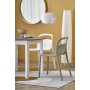 Matbord runt f�rl�ngningsbart ek/vit 102-142 cm - Berivan