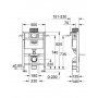 Grohe Rapid SL fr vggmonterad WC - stol Rapid SL 38618