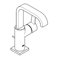Grohe Ettgreppsbatteri till tvättställ, DN 15 Allure 32146 Grohe Ettgreppsbatteri till tvättställ, DN 15 Allure 32146