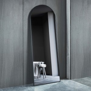 Helfigursspejl 70x185 cm | Buet | Sort ramme