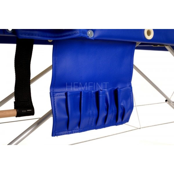 Massagebnk med metallben - 2 zoner - Bl