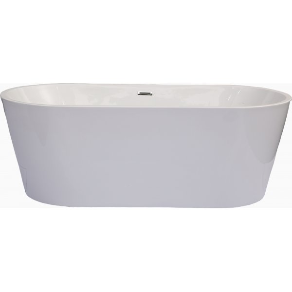 Badewanne Hygieia aus weißem Acryl - 135 x 75 x 58 cm Badewanne Hygieia aus weißem Acryl - 135 x 75 x 58 cm