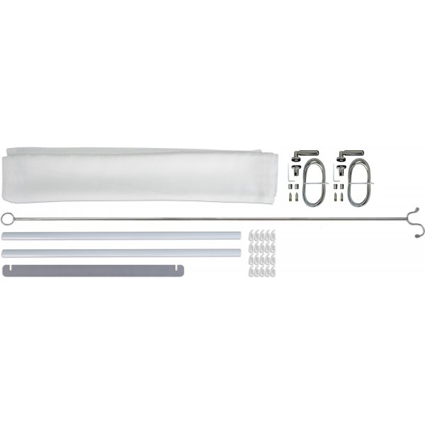 Canopia solskydd för altantak 3 x 7,4 - Vit Canopia solskydd för altantak 3 x 7,4 - Vit