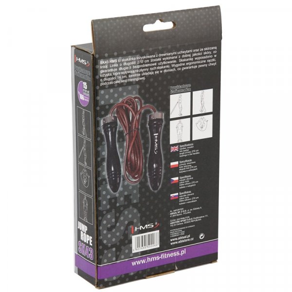 Lædersjippetov med kuglelejer - 270 cm Lædersjippetov med kuglelejer - 270 cm