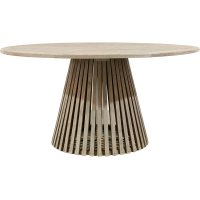 Saltö runt konformat matbord D150 cm - Grå teak Saltö runt konformat matbord D150 cm - Grå teak