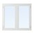 3-glasfönster Trä utåtgående - 2-Luft - U-värde 1,1