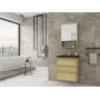 Badrumsmbler Instinct 55 - Natural Oak/Svart med spegelskp
