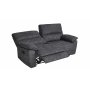 Reclinersoffa 2-sits extra bred i gr�tt - 197 cm