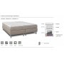 Comfort kontinentals�ng 160 cm - Beige