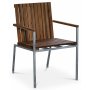 Alva matgrupp inkl. 8 stolar - Teak / Galvaniserat stl