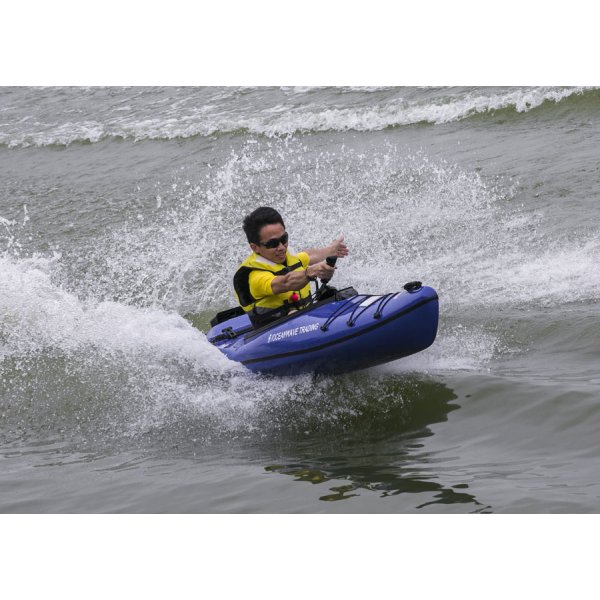 Motordriven Kajak - Röd + Låskätting Motordriven Kajak - Röd + Låskätting