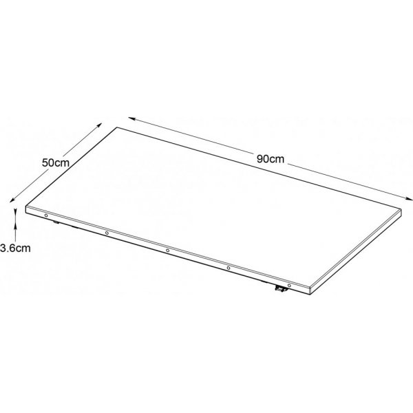 Odessa il�ggsskiva 50 x 90 cm oljad ek